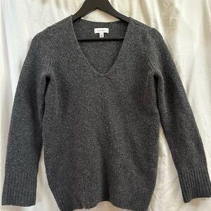 Calvin Klein Wool/Alpaca Blend V-Neck Cozy Pullover Sweater Women's Sz XS